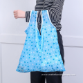 Custom Polyester Shopping Pouch Bag Reusable Printed Folding Tote Bag